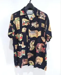 WACKO MARIA ワコマリア 平安絵巻図 アロハシャツ 半袖 トップス