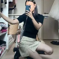 the Virgins argyle check skirt スカート