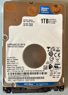 Western Digital WD10SPZX 1TB HDD