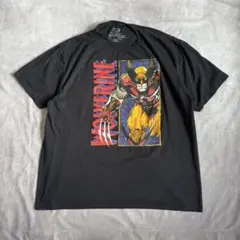 ウォルバリン ローガン マーベル キャラクターTシャツ 2XL ブラック