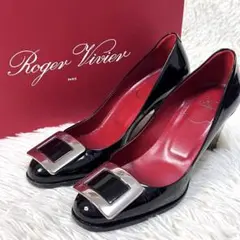 美品✨ロジェヴィヴィエ パンプス エナメル ブラック