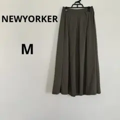 NEWYORKER ニューヨーカー ロングスカート カーキ