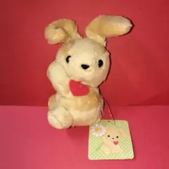 花キューピット　　ウサギ　マスコットクリップ　未使用
