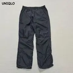 t1750 【ユニクロ】　レディース　ナイロンパンツ　裏起毛　イージーパンツ