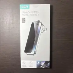 ESR iPhone 15 Plus フィルム のぞき見防止 3枚入り