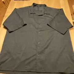 RagOut 半袖ワークシャツ 4L ダークグレー