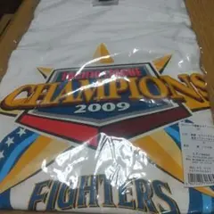 未使用 北海道日本ハムファイターズ2009優勝記念Tシャツ O