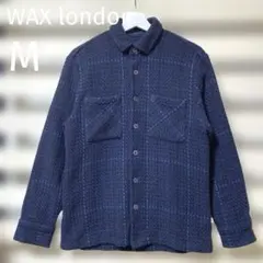 WAX london ワックスロンドン ネイビー チェック柄ジャケット Mサイズ