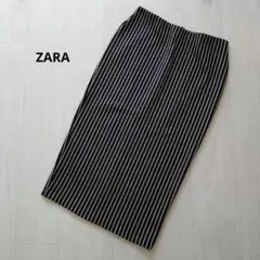 新品　ZARA　タイトスカート　ストライプ　Sサイズ