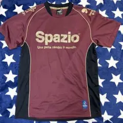 Spazio サッカーシャツ ワインレッド