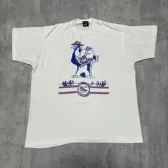 90s カナダ製　ヴィンテージ　Tシャツ　ペンギン　スニーカー　綱引き