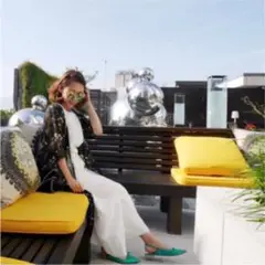 HIAND♡花柄ロングカーディガン