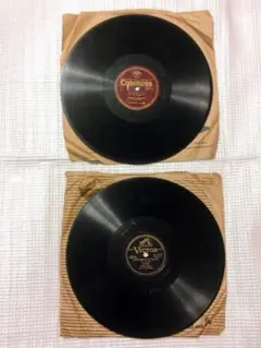 【未検針・SP盤】ザビエル・クガートほか　レコード2枚　ダンス曲　ルンバ等　昭和