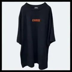 775　EXIEEE　イグジー【M】半袖　Tシャツ　プリントロゴ 　黒　ブラック