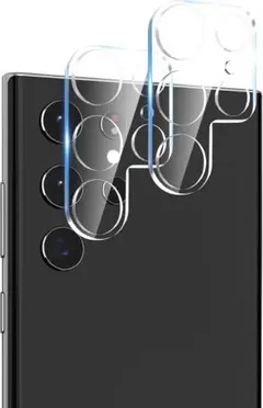 GalaxyS22Ultra カメラフィルム 2枚セット 気泡ゼロ指紋防止