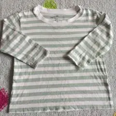 ストライプ柄 長袖Tシャツ 90