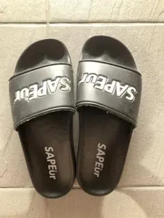 SAPEur サプール　サンダル　黒　US9 27センチ　sandal