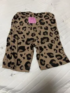 マイリトルワンダー　ヒョウ柄ハーフパンツ　130cm