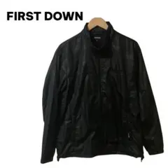 ◯FIRST DOWN ナイロンジャケット M ブラック