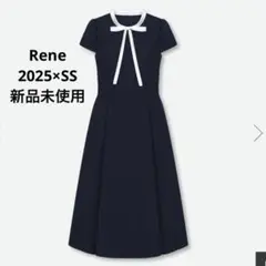 Rene 新品未使用　2025ss Dress ワンピース　リボン