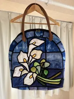 ハンドメイド　パッチトートバッグ