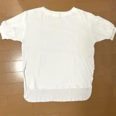GU ビッグシルエット 半袖シャツ ホワイト
