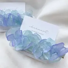 紫陽花ヘアクリップ