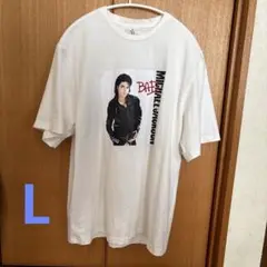 美品 Michael Jackson BAD Tシャツ L ミュージックT