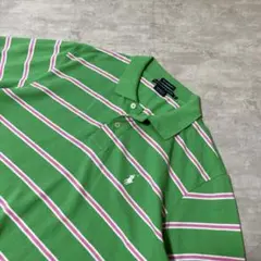 配色抜群 00s RALPH LAUREN SPORT ポロシャツ ボーダー