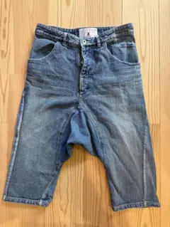 アンリアレイジ　ANREALAGE デニムサルエルパンツ ジーンズ ハーフパンツ