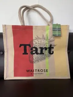 新品 未使用 WAITROSE & PARTNERS ストロベリートートバッグ