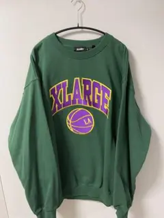 XLARGE バスケットボール トレーナー グリーン
