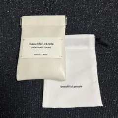 beautiful people カラーレザースモールケース