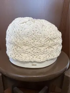 カシラ かぎ針編み風 ニット帽