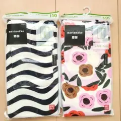 新品 未使用　UNIQLO ユニクロ　マリメッコ レギンス 2点 110cm