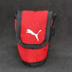 PUMA ボールポーチ ボールケース 2個入り マグネット 赤 レッド