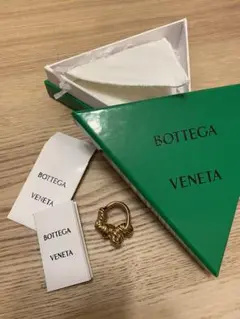 美品 BOTTEGA VENETA ボッテガヴェネタ ゴールドリング
