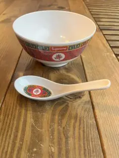 16aw Supreme ‘Longvity Soup Set’ どんぶり Supreme Longevity Soup Set (Bowl and Spoon) White