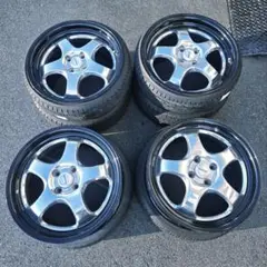 （SANE様）S1R　WORK　アルミホイール　タイヤ　ホイル　４本セット SANE様）S1R WORK アルミホイール タイヤ ホイル 4本セット