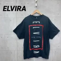 ELVIRA エルビラ Ｔシャツ ビッグロゴ メンズ M 黒