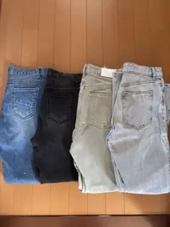 デニム 4着セット ZARA Ｈ＆M chuu -5kgジーンズ
