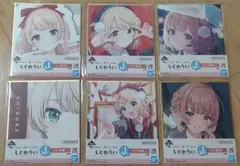 一番くじ　しぐれうい　J賞　ミニ色紙　全６種　フルセット