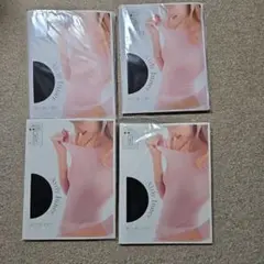 S.MILE レディース インナー 　上下4枚セットL～ LL ブラック