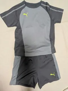 Puma スポーツウェア グレー ブラック　140サイズ