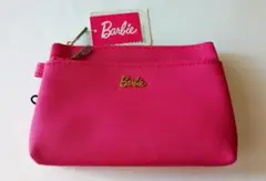 Barbie ピンク ポーチ 合成繊維