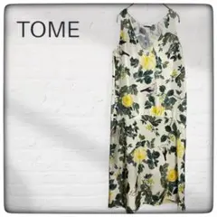 TOME トム 花 フラワー 鳥 ワンピース シルク GAULTIER