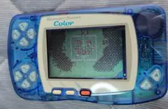 WonderSwan Color 本体 クリアブルー　カセット付き！