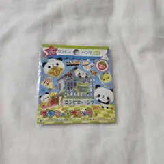 平成レトロ　コンビニパンダ24　フレークシール　カミオジャパン