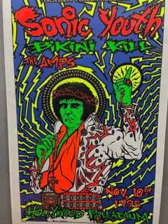 SONIC YOUTH  2002 ポスター ヴィンテージ　バンド SONIC YOUTH 2002 ポスター ヴィンテージバンド