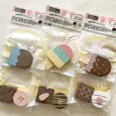 ★セリア★木製おままごと　アイスキャンディー＆チョコレート　６種セット★ 知育